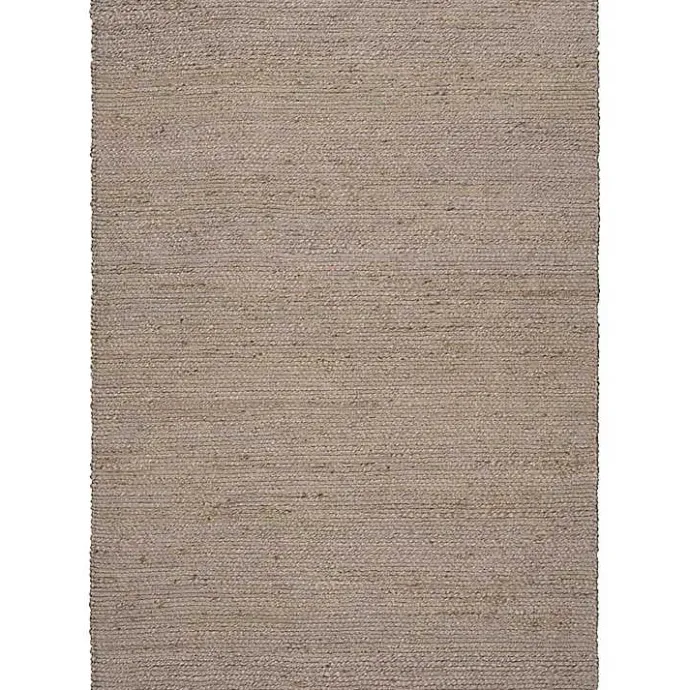 Discount Kirklands Home Jaxon Natural Jute Area Rug, 5x7 Gray