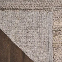 Discount Kirklands Home Jaxon Natural Jute Area Rug, 5x7 Gray