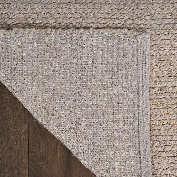 Discount Kirklands Home Jaxon Natural Jute Area Rug, 5x7 Gray