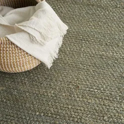Kirklands Home Jaxon Sage Natural Jute Area Rug, 8x10 Green