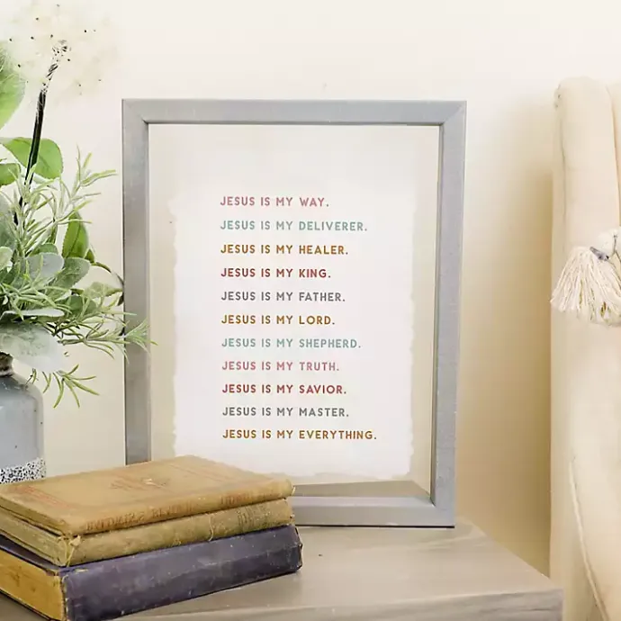 New Kirklands Home Jesus is My Everything Wall Plaque