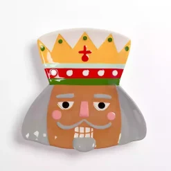 Sale Kirklands Home Jolly Nutcracker Shaped Appetizer Plate Multi