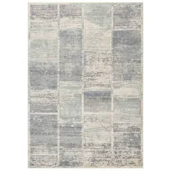 New Kirklands Home Jordan Aly Modern Area Rug, 7x10 Gray