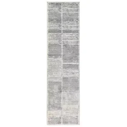Discount Kirklands Home Jordan Aly Modern Runner, 2x10 Gray