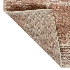 New Kirklands Home Jordan Aly Sand Modern Area Rug, 7x10 Red