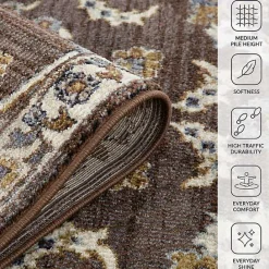 Clearance Kirklands Home Jordan Bea Runner, 2x10 Brown
