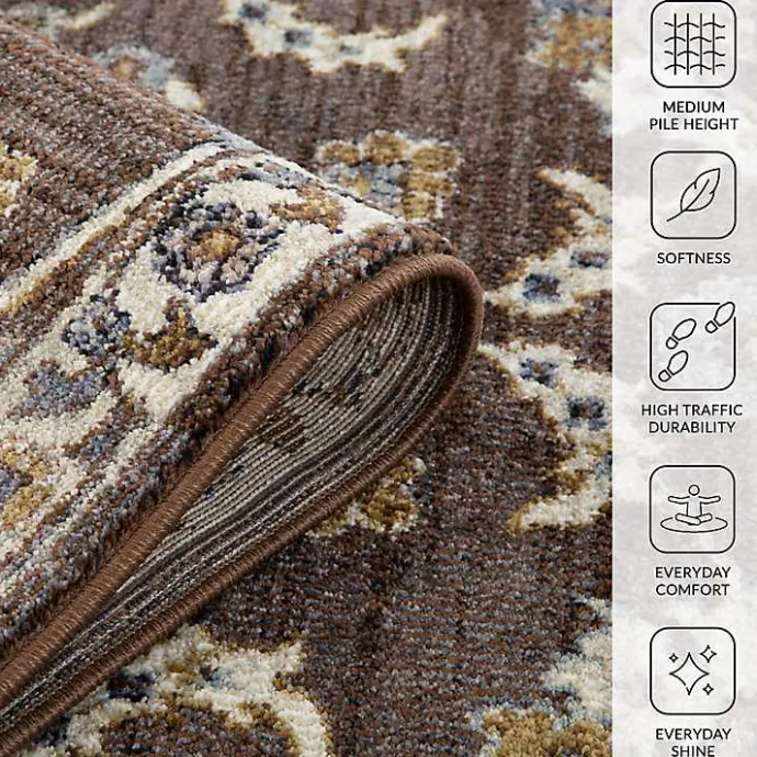 Clearance Kirklands Home Jordan Bea Runner, 2x10 Brown