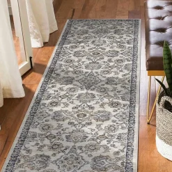Discount Kirklands Home Jordan Bea Charcoal Runner, 2x10