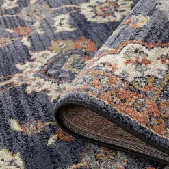 Best Kirklands Home Jordan Bea Navy Blue Area Rug, 6x9