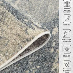 Kirklands Home Jordan Delia Area Rug, 7x10 Gray