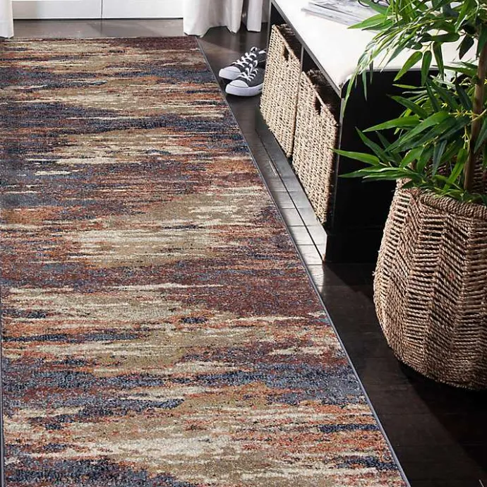Best Kirklands Home Jordan Delia Rust Runner, 2x10 Multi