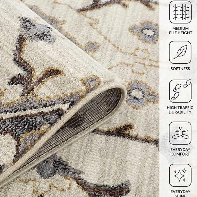 Online Kirklands Home Jordan Eva Medallion Runner, 2x10