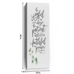 Online Kirklands Home Joyful in Hope Canvas Art Print White