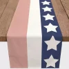 Discount Kirklands Home July 4th Simple Stripe Decorative Table Runner