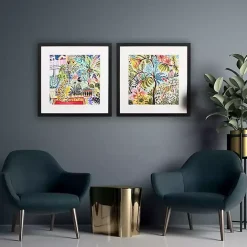 Best Kirklands Home Jungle Cat Landscape Framed Art Prints, Set of 2 Multi