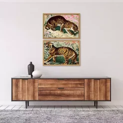 Outlet Kirklands Home Jungle Cats Framed Art Prints, Set of 2