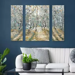 Sale Kirklands Home Kaleidoscope Trees Canvas Art Prints, Set of 3
