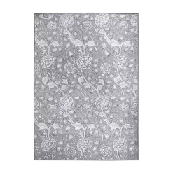 Hot Kirklands Home Kalini Floral Washable Area Rug, 5x7 Gray