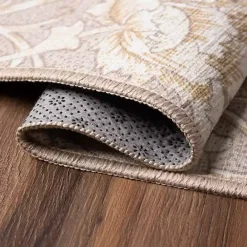 Online Kirklands Home Kalini Natural Floral Washable Runner, 2x7