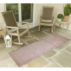 Best Kirklands Home Kaya Natural Gradient Indoor/Outdoor Runner, 2x7 Tan