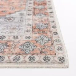 Kirklands Home Kelly Traditional Washable Runner, 2x7 Red