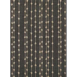 Outlet Kirklands Home Kendall Gray Vertical Teardrop Outdoor Rug, 5x8
