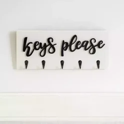 Hot Kirklands Home Keys Please Wooden Hooks