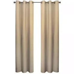 Sale Kirklands Home Khaki Room Darkening Curtain Panel Set, 95 in. Tan