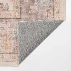 Online Kirklands Home Kira Traditional Washable Area Rug, 5x8 Ivory
