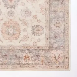 Discount Kirklands Home Kira Traditional Washable Runner, 2x7 Ivory
