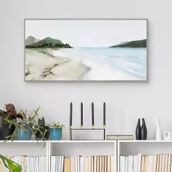 Sale Kirklands Home Kiss From A Wave Framed Wall Art
