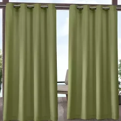 Discount Kirklands Home Kiwi Cabana Curtain Panel Set, 84 in. Green