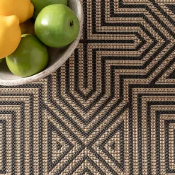 Clearance Kirklands Home Kylie Gray Modern Abstract Outdoor Rug, 5x8