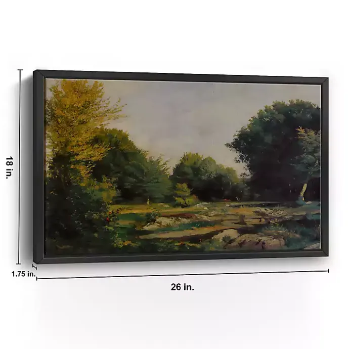 Discount Kirklands Home La Clairiere Framed Canvas Art Print, 18x26