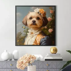 Hot Kirklands Home Lady Rosalind Ribbonshire Framed Art Print Multi