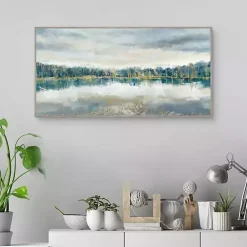 Discount Kirklands Home Lakeside Luxe Framed Canvas Art Print
