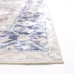 Clearance Kirklands Home Lara Blue Medallion Washable Area Rug, 8x10