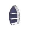 Discount Kirklands Home Large Navy and White Rowboat Bookshelf, 30 in.