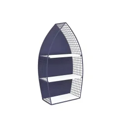 Discount Kirklands Home Large Navy and White Rowboat Bookshelf, 30 in.