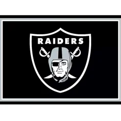 Clearance Kirklands Home Las Vegas Raiders Area Rug, 3x4 Black
