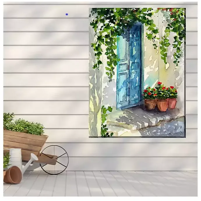 Hot Kirklands Home Late Day Shadows Outdoor Canvas Art Print
