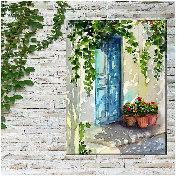 Hot Kirklands Home Late Day Shadows Outdoor Canvas Art Print