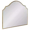 Hot Kirklands Home Leanna Gold Arched Frame Mirror