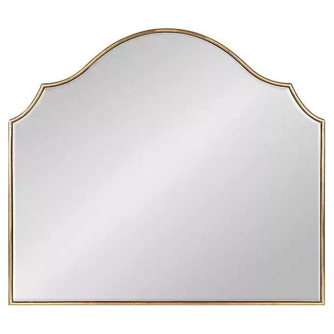 Hot Kirklands Home Leanna Gold Arched Frame Mirror