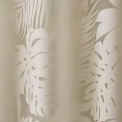 Kirklands Home Leilani Palm Leaf Curtain Panel, 95 in. Tan