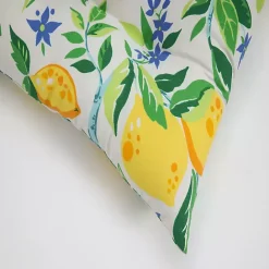 Sale Kirklands Home Lemon Tree Tufted Outdoor Seat Cushions, Set of 2