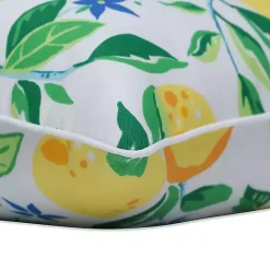 Kirklands Home Lemon Vine Outdoor Lumbar Pillows, Set of 2
