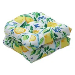 Kirklands Home Lemon Vine 2-pc. Outdoor Chair Cushion Set