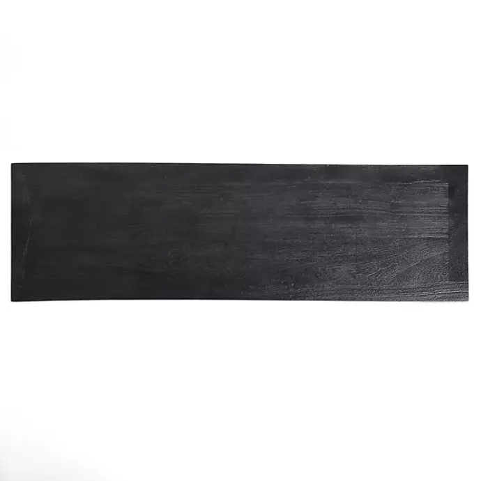 New Kirklands Home Leo Wood Console Table Black