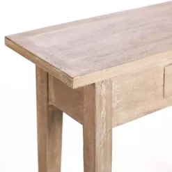 Kirklands Home Leo Natural Wood Console Table Tan